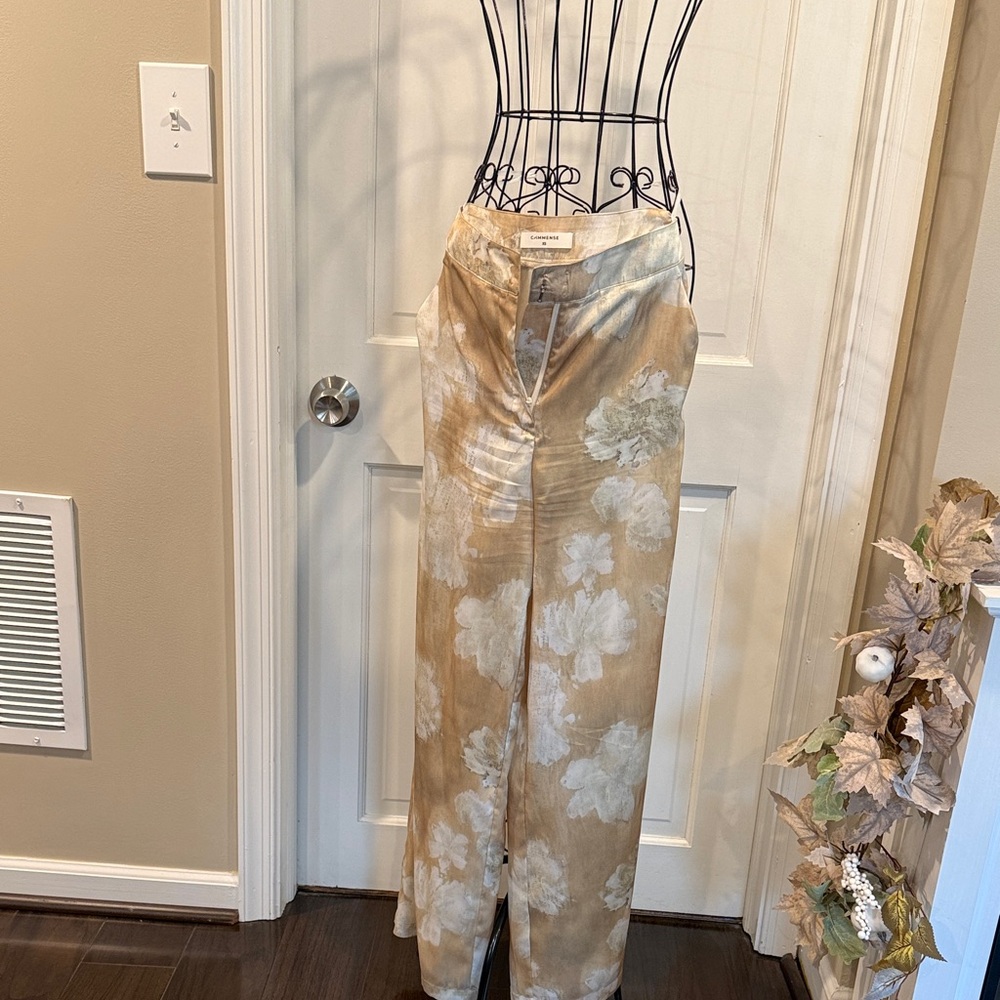 Commense Beige and Cream Pants